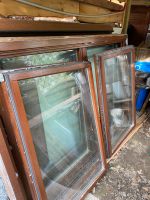 2 große Doppelfenster Echtholz doppelt verglast Sachsen - Wurzen Vorschau