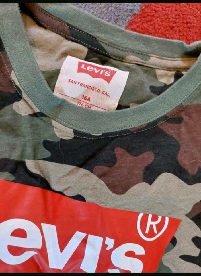 Neu Levis Levi's Camo/Camouflage T-Shirt Gr.176 reine Baumwolle. in Hannover