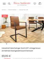 Stuhl, Stühle, Vintage, Industrial, Loft Sachsen - Böhlen Vorschau