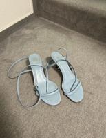 Zara Sandalen Leder blau Gr. 39 Herzogtum Lauenburg - Wentorf Vorschau