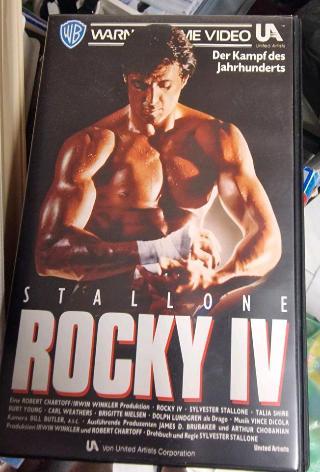 VHS Kassetten Rocky Filme in Blankenfelde-Mahlow
