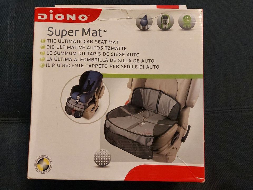 NEU Autositzschutz Autositzmatte Diono Super Mat Schutz Auto in West -  Zeilsheim, Kindersitz gebraucht kaufen