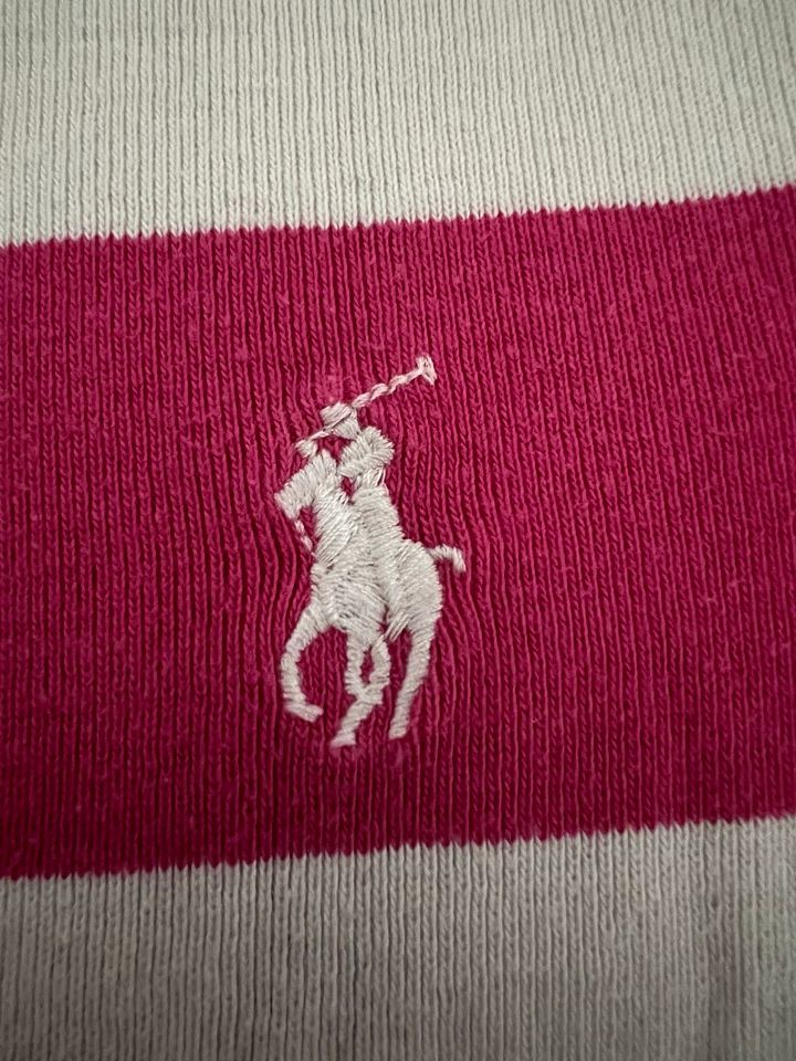 Ralph Lauren Sport Shirt, pink-weiß gestreift in Wedemark