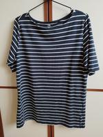 Shirt blau mit weißen Streifen Gr. L Damenshirt Sommer Berlin - Reinickendorf Vorschau