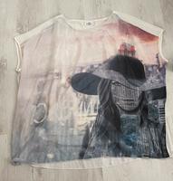 T-Shirt, transparent, Motiv, Gr. 44-46, schöne Farbe Hessen - Limburg Vorschau