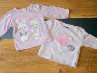 2 x rosa Baby Shirt mit Hase & Einhorn Niedersachsen - Beedenbostel Vorschau