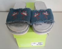 Modische Sandalette Jeans mit Flamingodesign Gr. 38 Hessen - Bad Soden am Taunus Vorschau