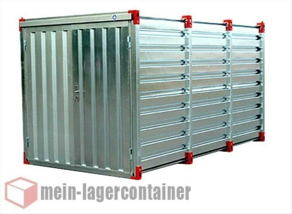 3m Materialcontainer 2-flgl. Tür mit Holzboden Lagercontainer in Laatzen