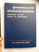 Wartburg Reparaturanleitung Schriftzug Logos DDR IFA Oldtimer 35 Brandenburg - Luckau Vorschau