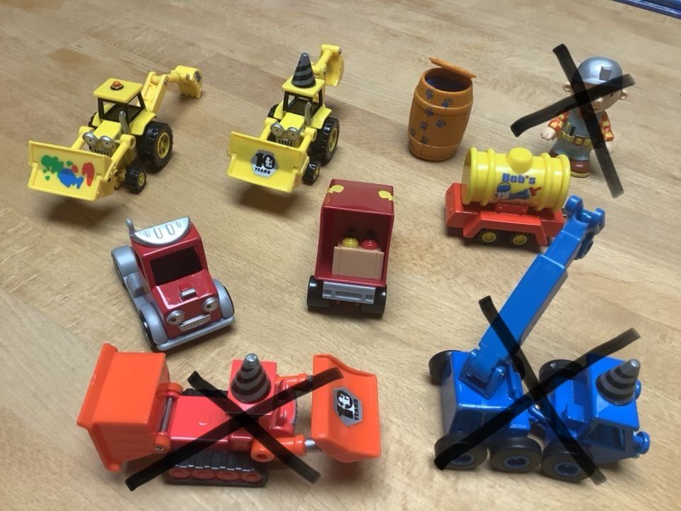 Bob der Baumeister Spielset Figuren Fahrzeuge Werkzeuge Puzzle in Göttingen