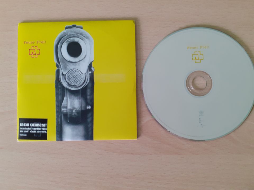 Rammstein - Feuer Frei  Maxi CD Promo Cardsleeve (Die Gelbe) in Bremen