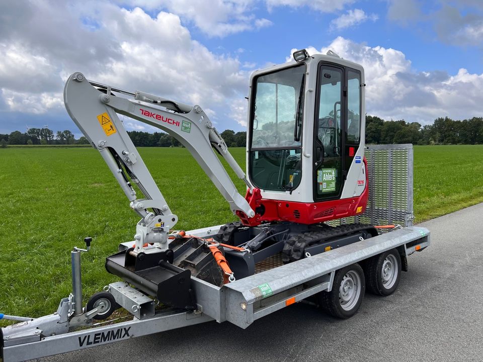 Minibagger 1,9 t mit Powertilt, mieten - leihen - Verleih TB216 in Löningen