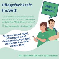 Pflegefachkraft(m/w/d), Altenpfleger/in(m/w/d), Gesundheits- und Krankenpfleger/in(m/w/d), Palliativ Care, Wundmanager Berlin - Hellersdorf Vorschau