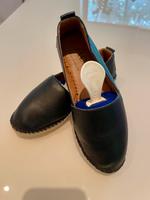 Espadrilles schwarz Leder Größe 36 Harburg - Hamburg Eißendorf Vorschau