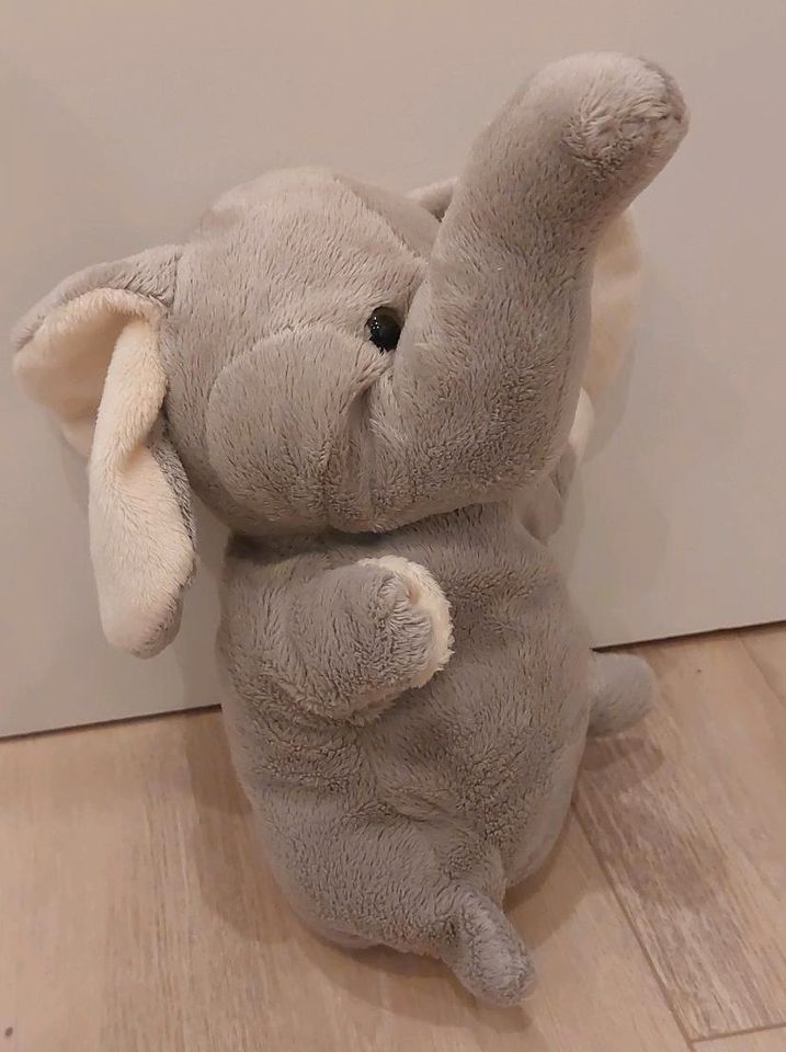 Plüsch Handpuppe Elefant in Eggenstein-Leopoldshafen