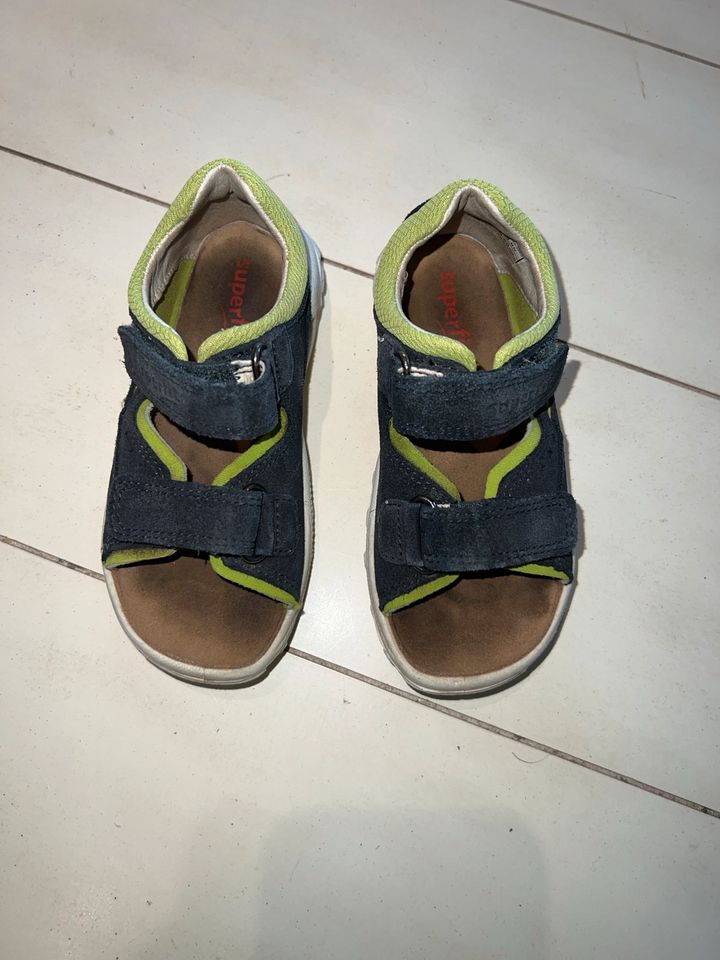 Superfit Sandalen Leder / blau / grün / Größe: 26 in Kattendorf