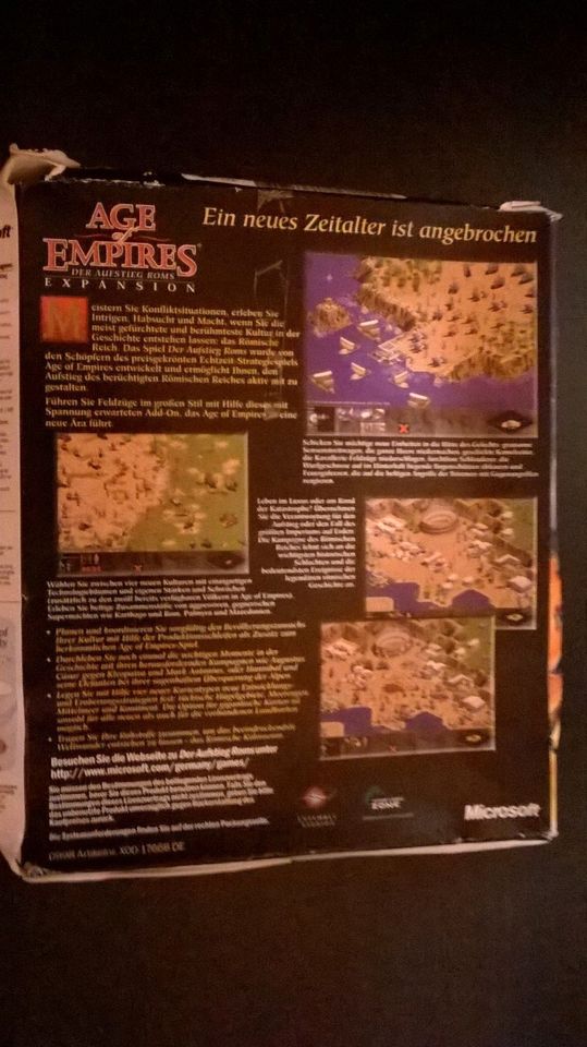 PC SPIEL "AGE OF EMPIRES - EXPANSION" FUER WINDOWS 95 - NEUWERTI in Crawinkel