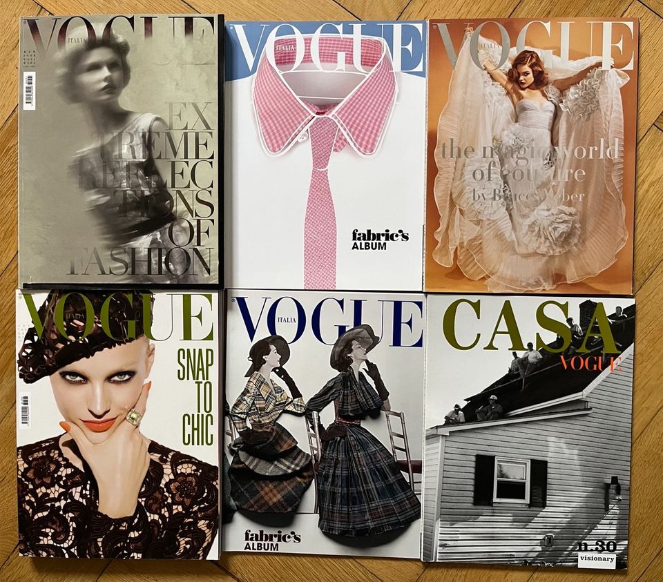 Vogue Italia 2002 bis 2023, Supplementi Meisel, Ferragni etc in Frankfurt am Main