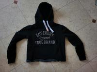 Superdry Hoodie Kaputzenpullover schwarz Strasssteine 38 casual Nordrhein-Westfalen - Werl Vorschau