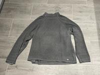 Rollkragen Strickpullover Pullover von Tigha XXL in grau Hessen - Büttelborn Vorschau