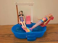 Barbie Pool mit zwei Barbie und Trinkbechern Schleswig-Holstein - Hoisdorf  Vorschau