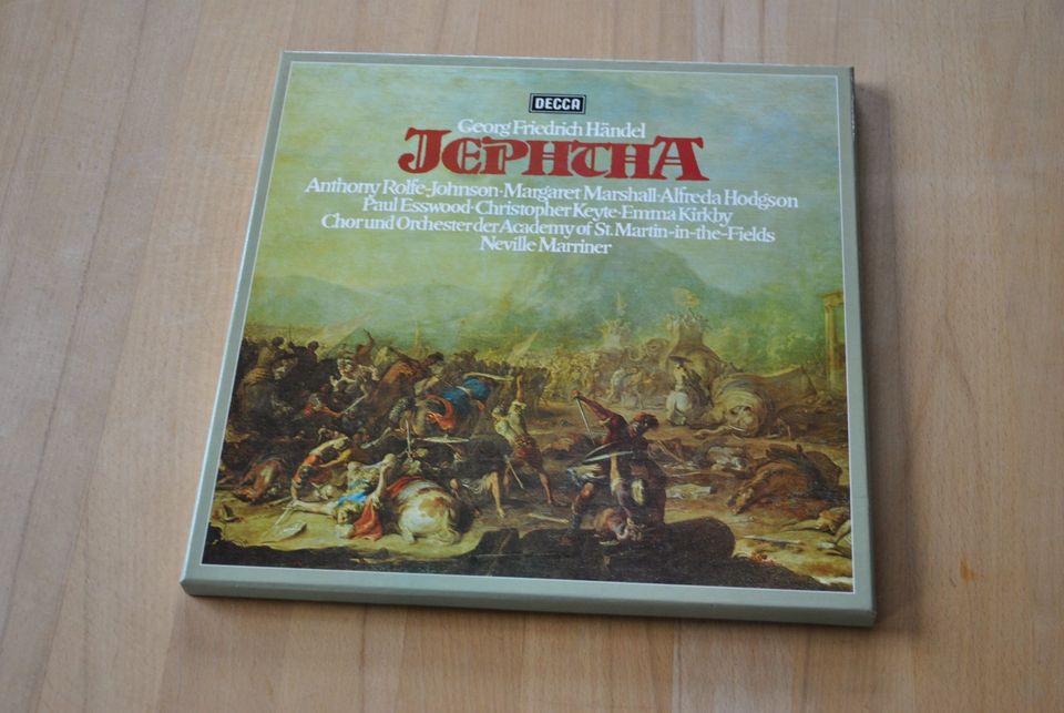 Händel Jephtha Marriner Decca 6.35478 FX 4 × Vinyl LP Box Set in Lütjenburg