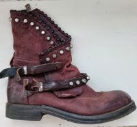 A.S.98 Airstep Bikerboots Verti Damen Leder Gr. 37 bordeaux Berlin - Neukölln Vorschau