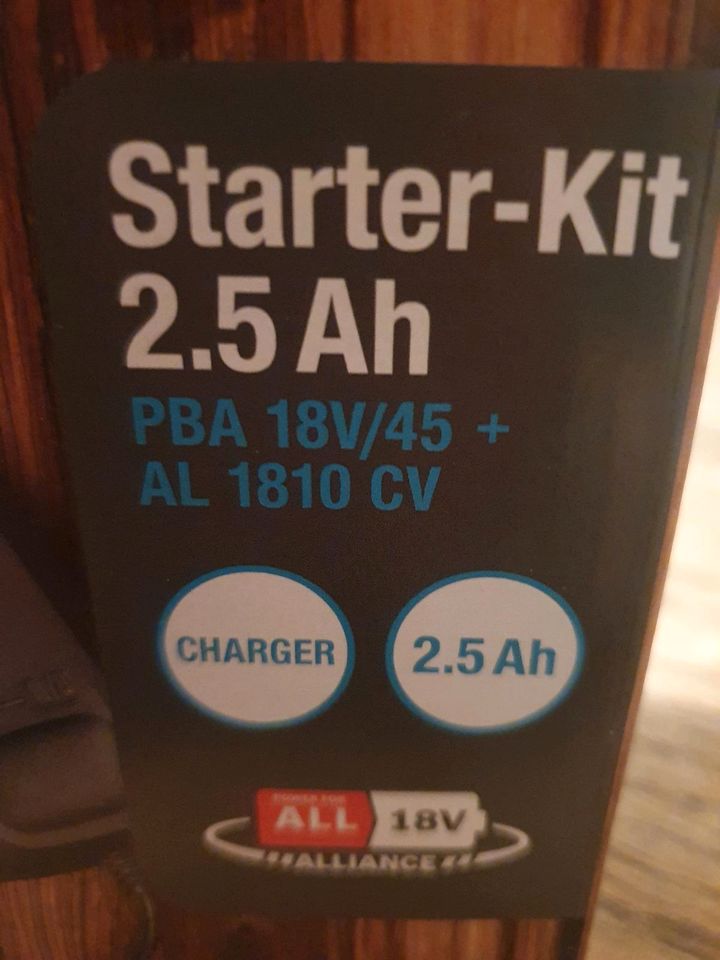 GARDENA AKKU Starter-Kit 2,5 Ah PBA 18V/45, AKKU+LADEGERÄT!!! in Berlin