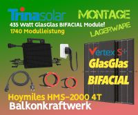 BIFACIALES Balkonkraftwerk Hoymiles HMS-2000 4T 16A Trina 1740Wp 435 Watt Module Rheinland-Pfalz - Niederbreitbach Vorschau