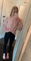 Bluse Neu rosa Blumen Shein S Sommer rose weiß Bremen - Neustadt Vorschau