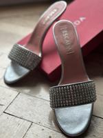 Escada Sandale/ Mule mit orginal Swarovski Strass München - Bogenhausen Vorschau