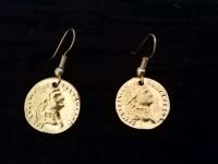 Ohrringe (Roman Coin Earrings 22ct Gold Plated) Hamburg-Nord - Hamburg Eppendorf Vorschau