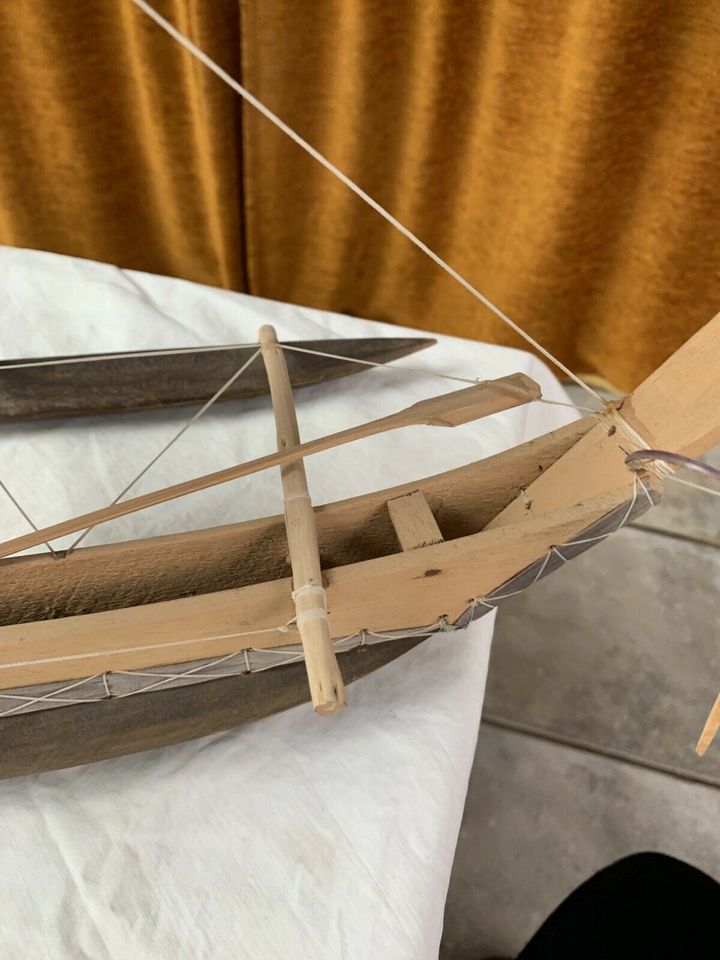ORUWA Einbaum-Segelboot Sri Lanka Modell originalgetreu in Köln