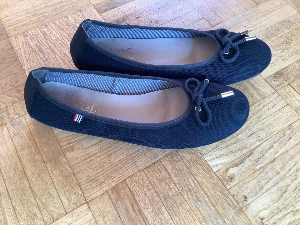 Rieker Ballerinas Blau Gr. 40 in Lauffen