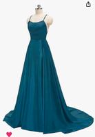 Cocktailkleid / Abschlussballkleid Satin Rückenfrei Criss-Cross Baden-Württemberg - Schlaitdorf Vorschau