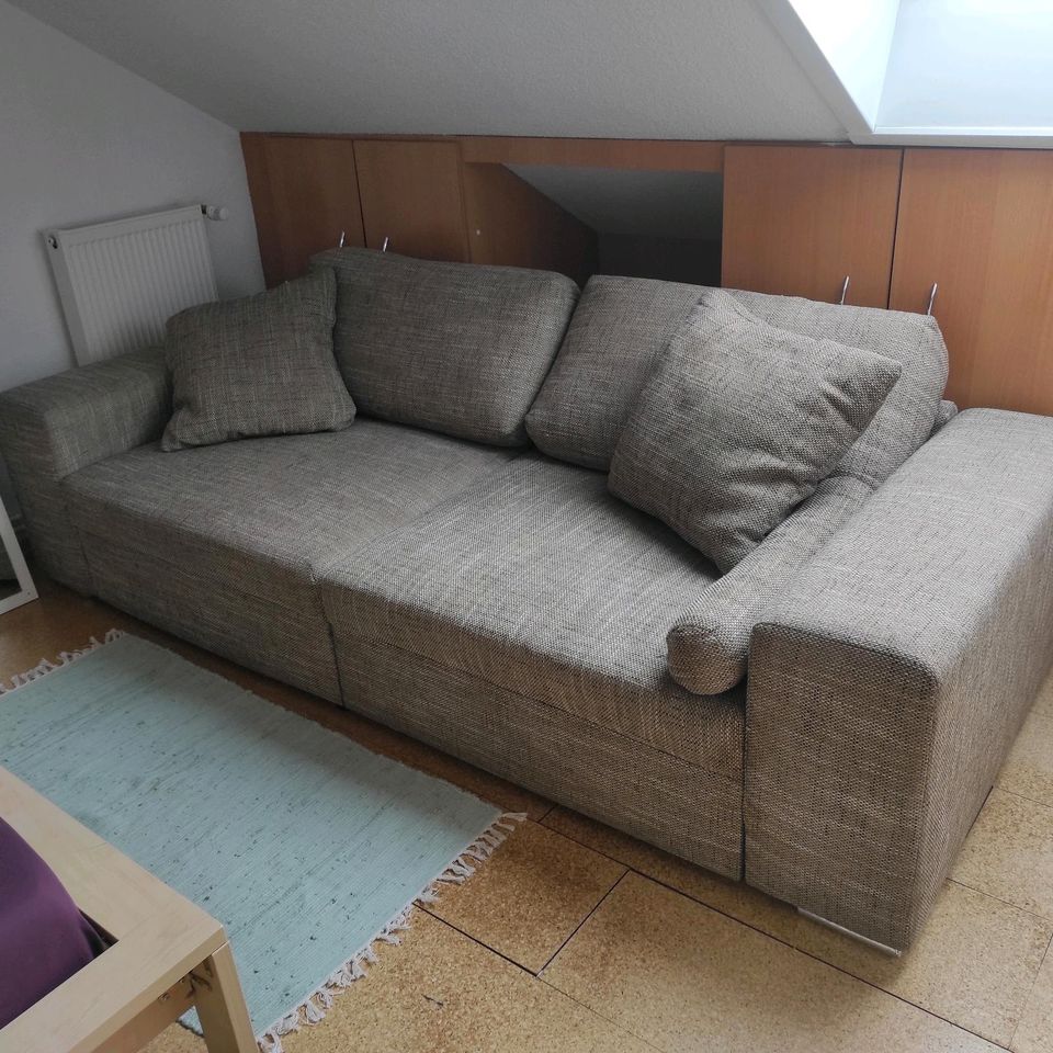 Sofa / Couch grau-braun in Paderborn