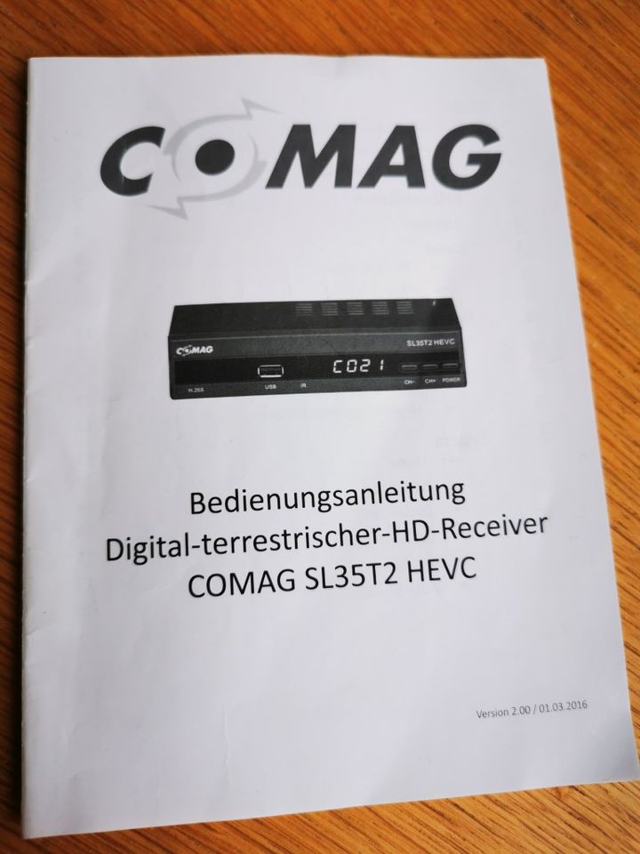 COMAG SL35T2 digitaler Receiver mit Fernbedienung in Wernigerode