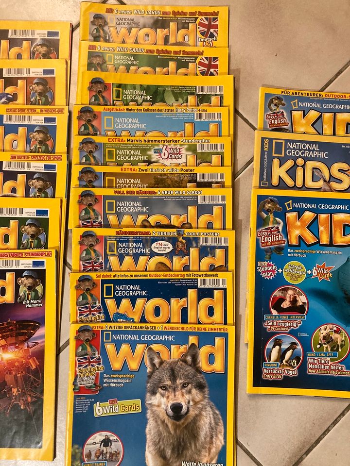24 National Georaphic World Kids Hefte - NP 120€ in Lichtenau