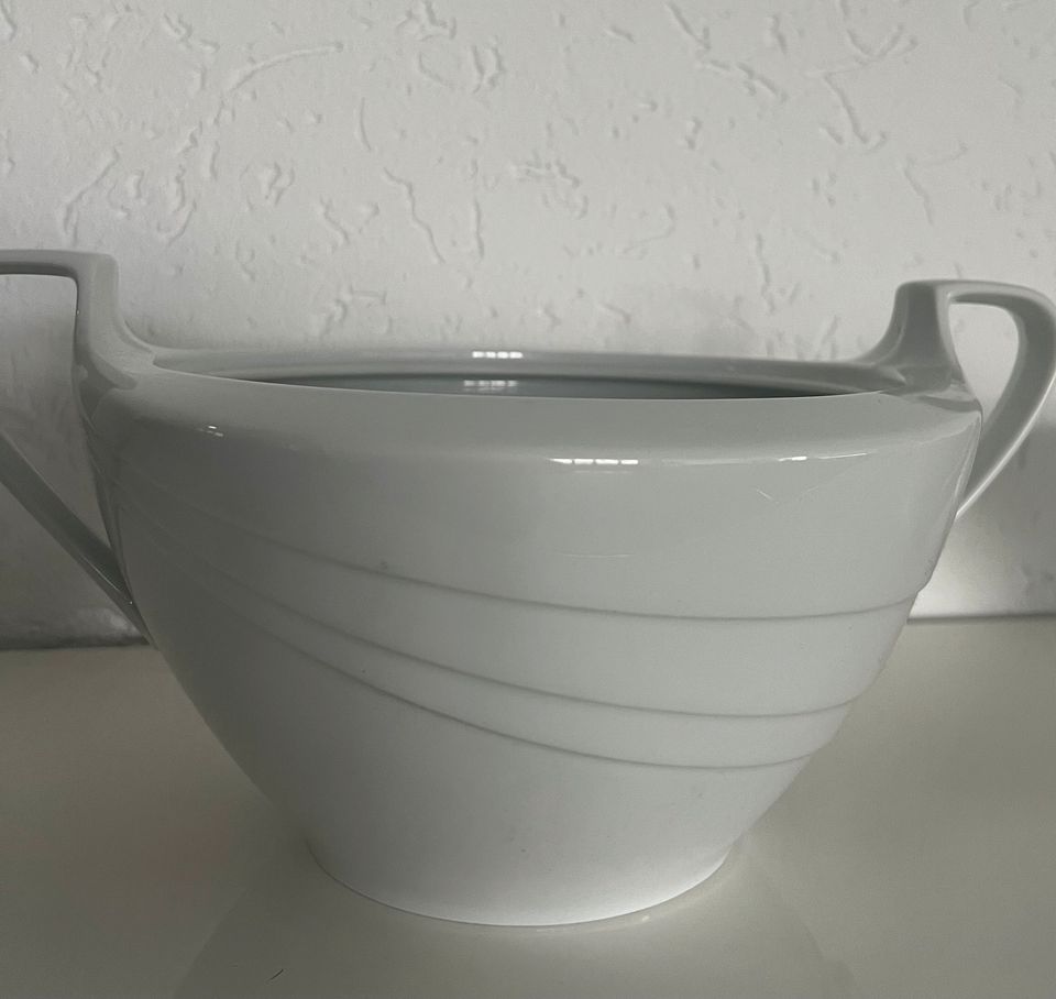 Suppenschüssel 2 Stück Porzellan Weiß in Witten
