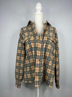 Burberry Damen Woll Bluse Wolle Nova Check Karo Beige Gr. 38 Bayern - Wolnzach Vorschau