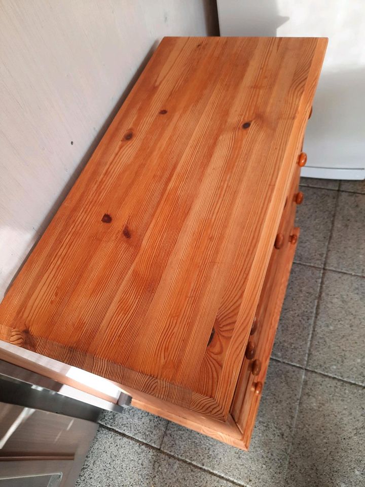 Kommode Holz Schubladen Schrank in Blindheim