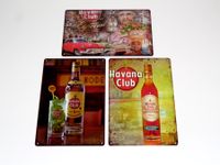 3x Blechschilder 20x30cm Havana Club Rum Bayern - Freilassing Vorschau