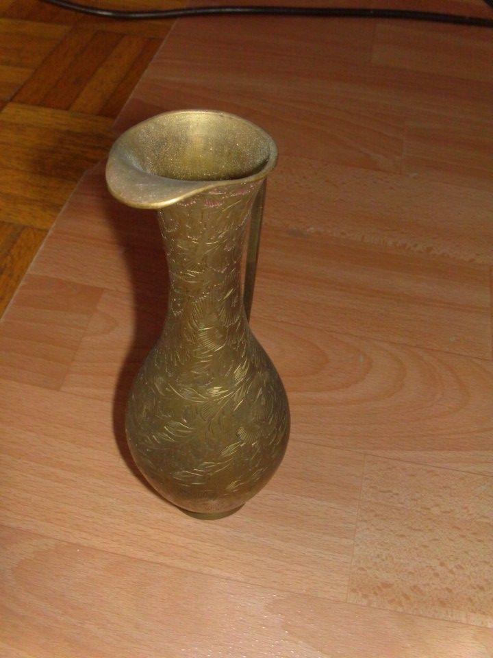 Sehr schöne antike Vase Messing ca. 25 cm in Berlin