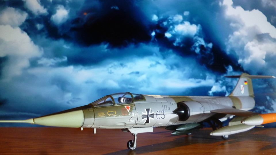 1:72  2x Fertigmodell - SET / Lockheed F-104G in Velbert