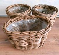 Rattan Korb Natur rund eckig je8€ ( 1 oval 2rund) Nordrhein-Westfalen - Lage Vorschau