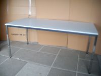 Bürotisch Konferenztisch 160x80 cm weiß-silber Bayern - Burgkunstadt Vorschau