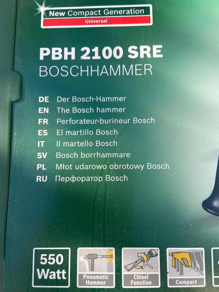 Bosch Bohrhammer PBH2100SRE 550 Watt in Bad Kreuznach