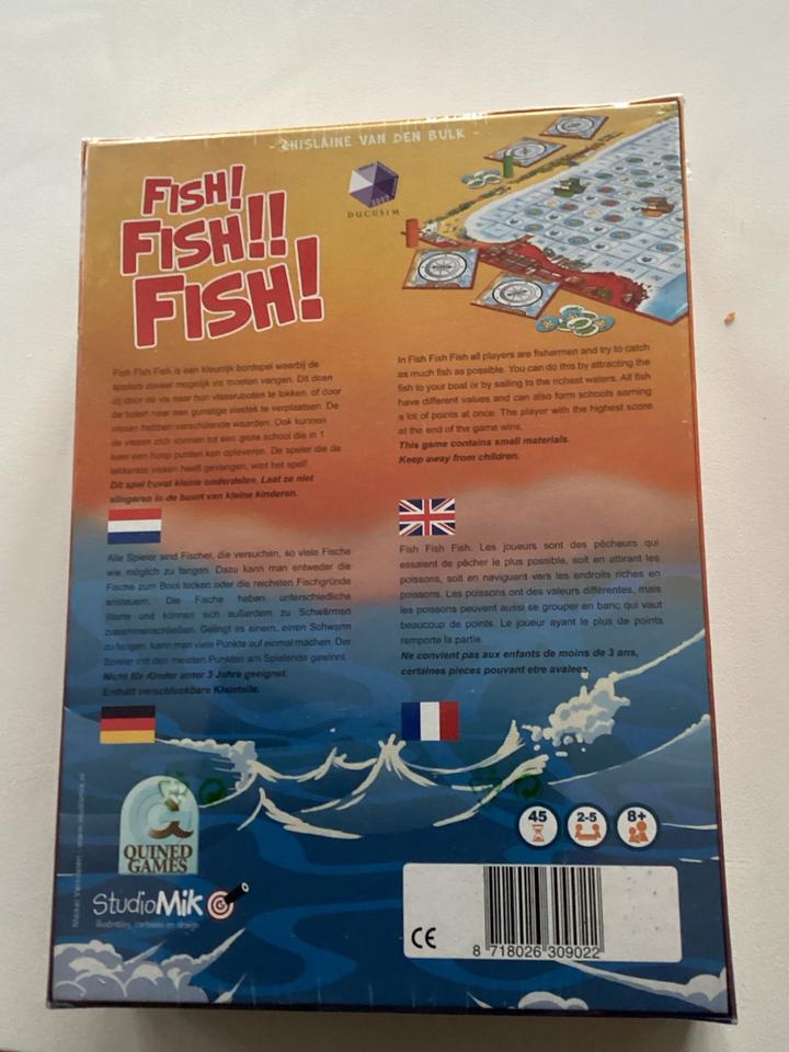 Neu! Fish! Fish Fish Spiel Originalverpackt ab 8 Jahren Gesells in Stadtbergen