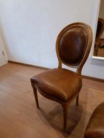 6 Stühle aus Holz und Leder Hessen - Neuenstein Vorschau