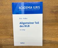 Academia Iuris: Allgemeiner Teil des BGB (Vahlen Verlag) Baden-Württemberg - Rheinstetten Vorschau